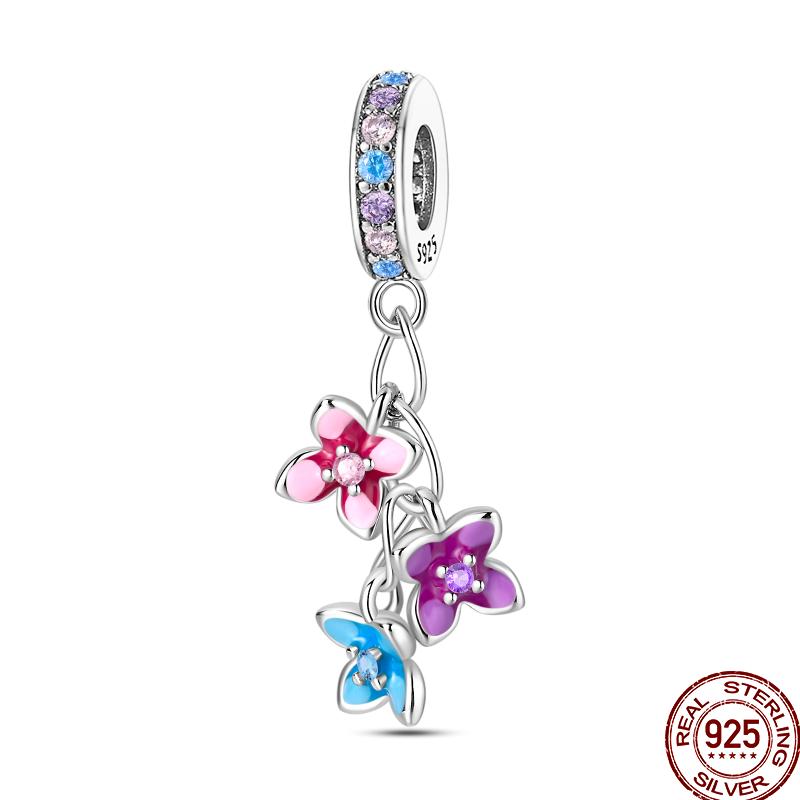 Copper Spring Insect Butterfly Series Gift Beads Suitable For 3Mm Original Bracelet Diy Birthday