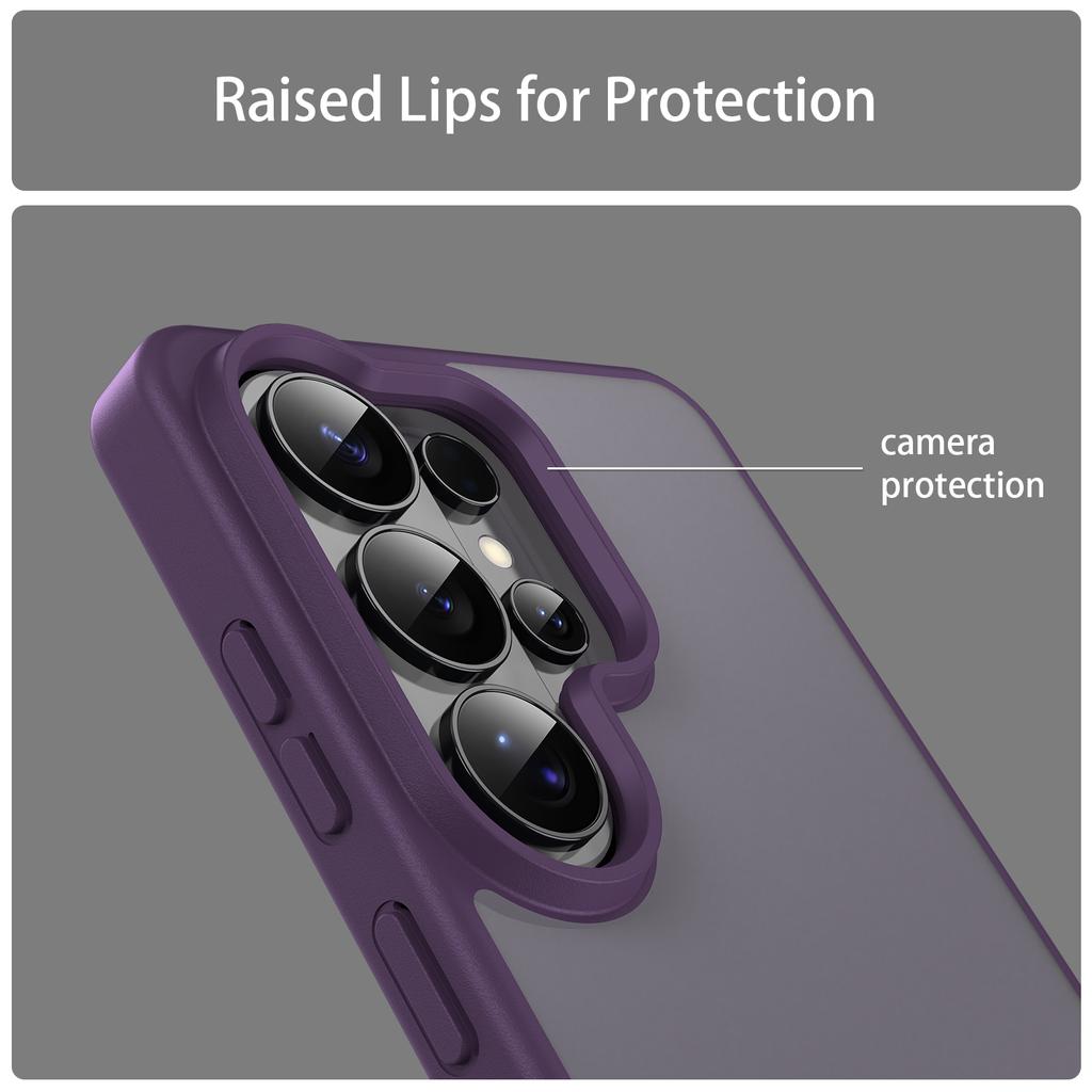For Samsung Galaxy S26 Ultra Case Skin Touch Matte Anti Drop TPU PC Phone Back Cover