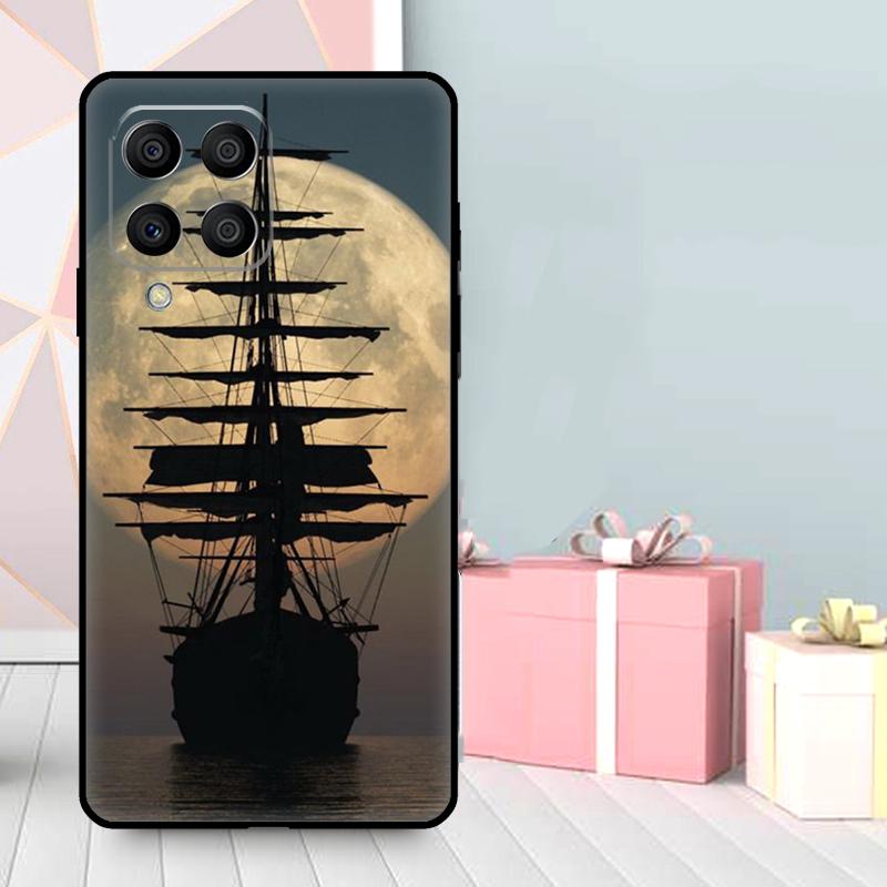 

Sailing Pirate Ship Boat Case For Samsung Galaxy M36 M12 M52 M06 M16 M56 M33 M15 M55 M31 M13 M14 M53 M32 M35 M34 M54 Samsung M56