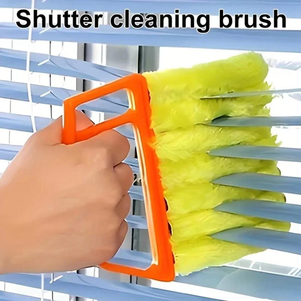 Window Cleaning Brush Microfiber Air Conditioner Cleaning Duster Cleaner Wash Venetian Blind Blade Cleaning Cloth Kitchen Tool