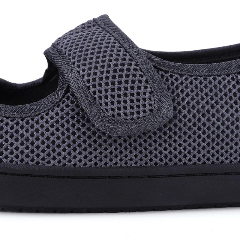 Diabetic Sandals Adjustable Hook Loop Walking Sandals Wide Feet Swollen Shoes Elderly Swelling Sensitive Feet