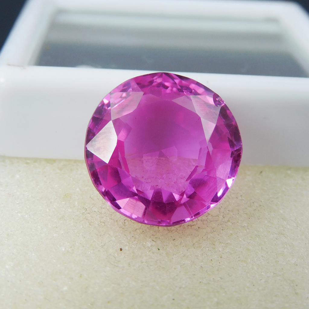 Pink Earring Sapphire Best 16.65 Ct Natural Round Cut CERTIFIED Loose Gemstone