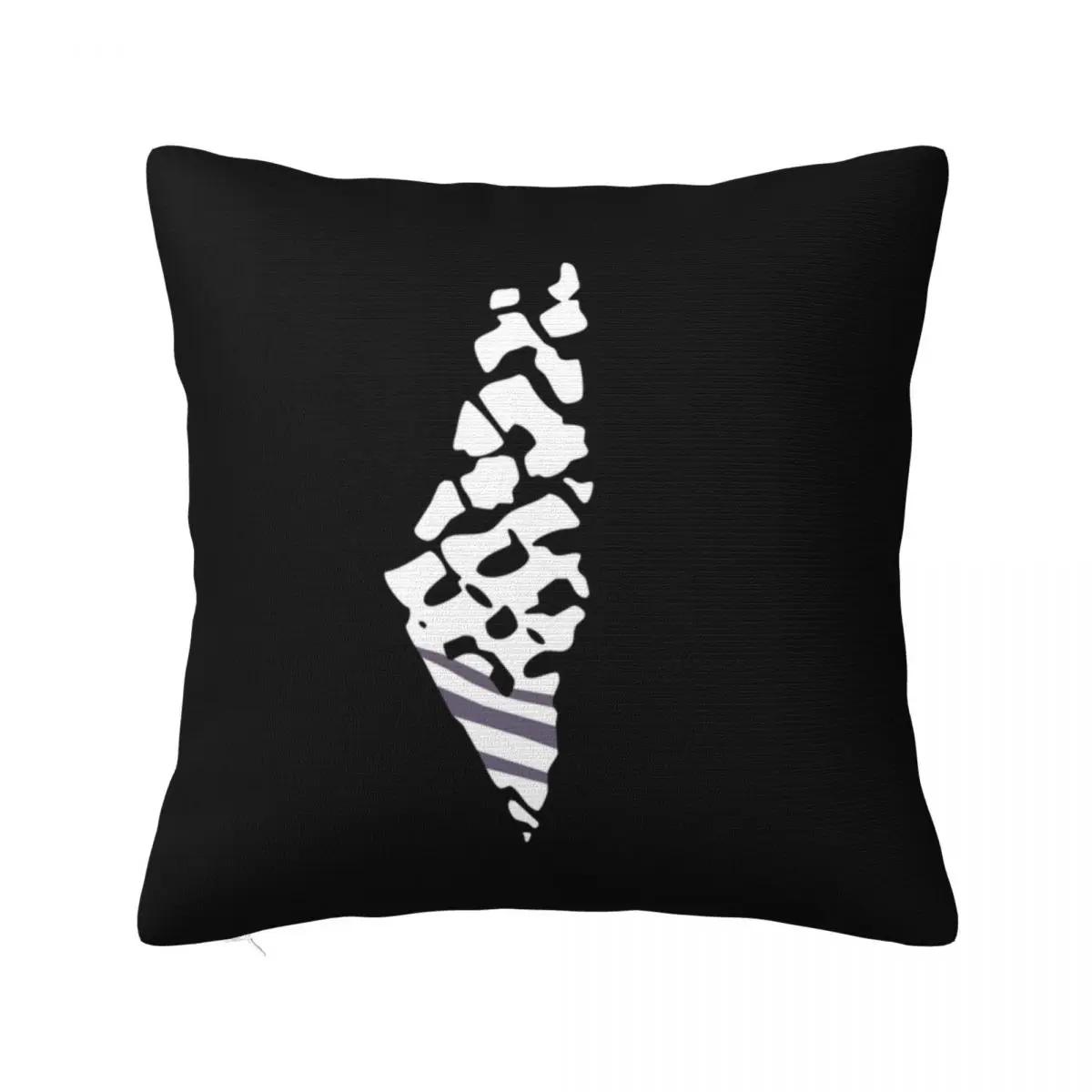 

Палестина Палестинская карта с куфией Квадратные наволочки На кровать Автомобильная подушка Чехол Милое украшение дома Наволочка 40*40 12x12Inch