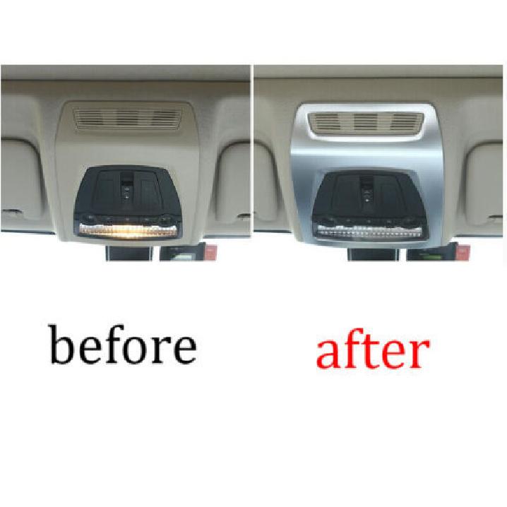 ABS Silver Front Reading Light Cover Trim 1PCS For BMW X3 F25 X4 F26 2011-2017