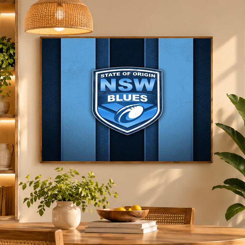 5D Diamond Painting NSW Blues DIY Full Drill Diamond Art Kit Home Decoration