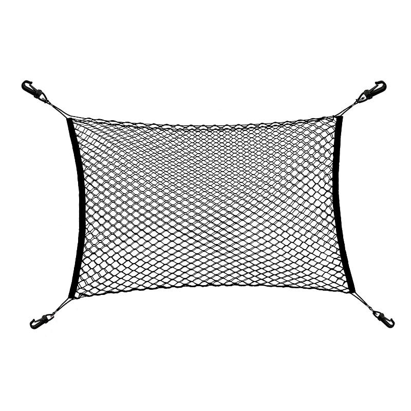 Single-layer Car Dog Barrier Net Front Isolation Guard Mesh Multi-functional Trunk Storage Pocket