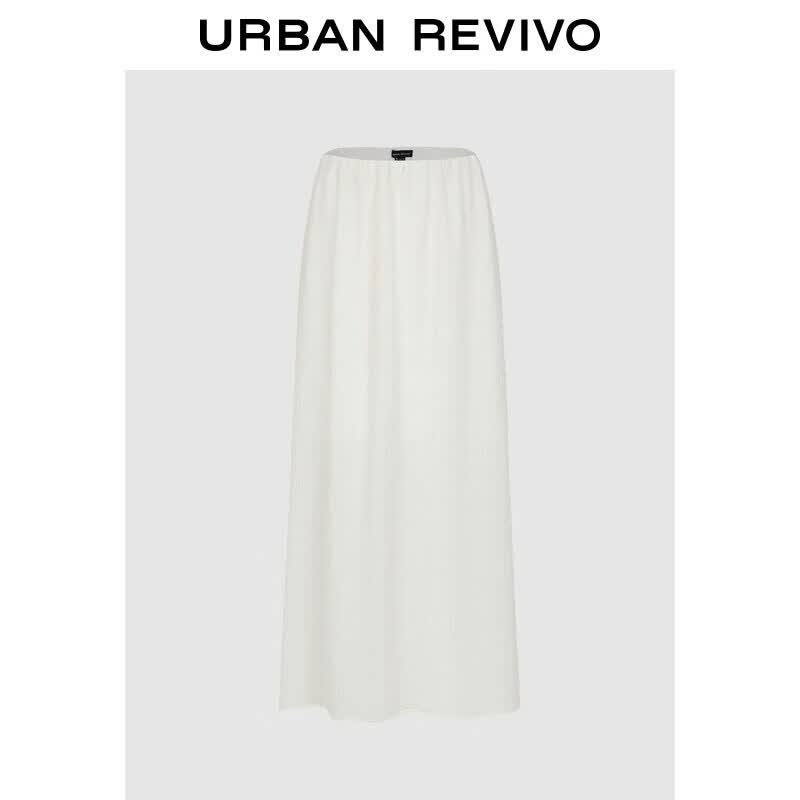 UR2026 Women s Textured Midi Skirt M