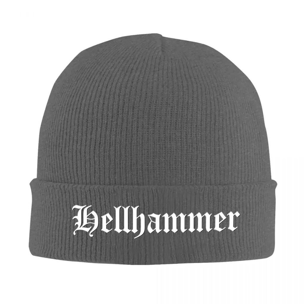 2025 New Hellhammer Rates Knitted Hat For WoUnisex Unisex Beanie Winter Hat Death Retro 80s Warm Cap