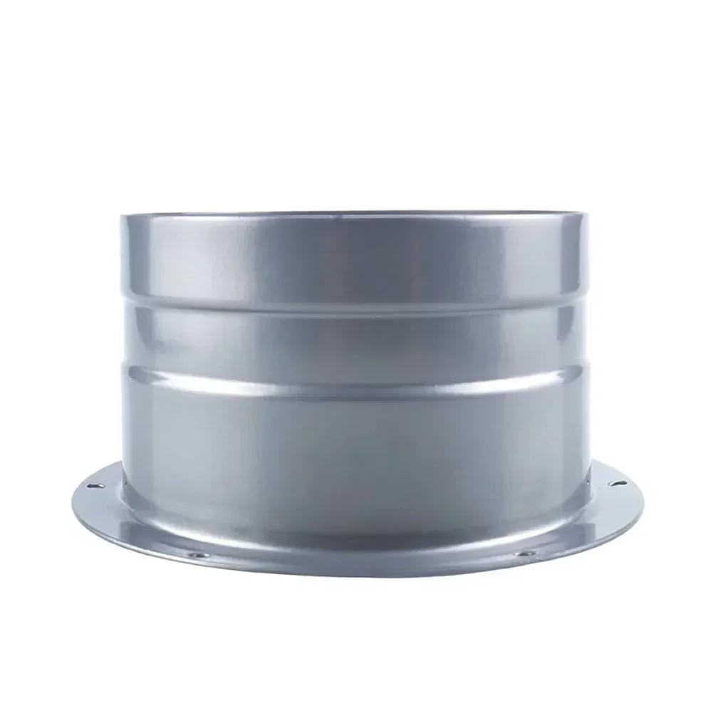 1 Stück Rundbodenflansch Metallflansch Entlüftungsrohradapter Für Effizientes Innen- & Außen-Ersatz-Belüftungssystemzubehör