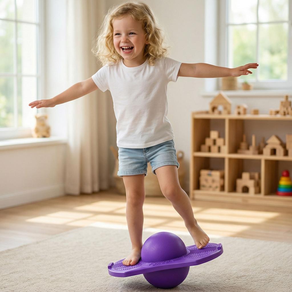 Bouncing Ball For Children, Adult Balance And Fitness Exercise Ball, Elastic Ball Toy, Kindergarten Children's Jumping Ball