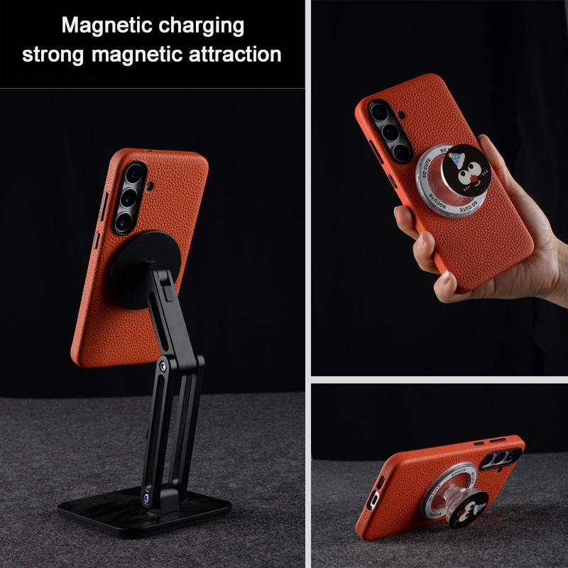 Originální kožené pouzdro Melkco pro Samsung Galaxy S26 S25 Ultra S26 Plus + Magnetický luxusní kryt Prémiová pouzdra na telefon pro S26 Ultra