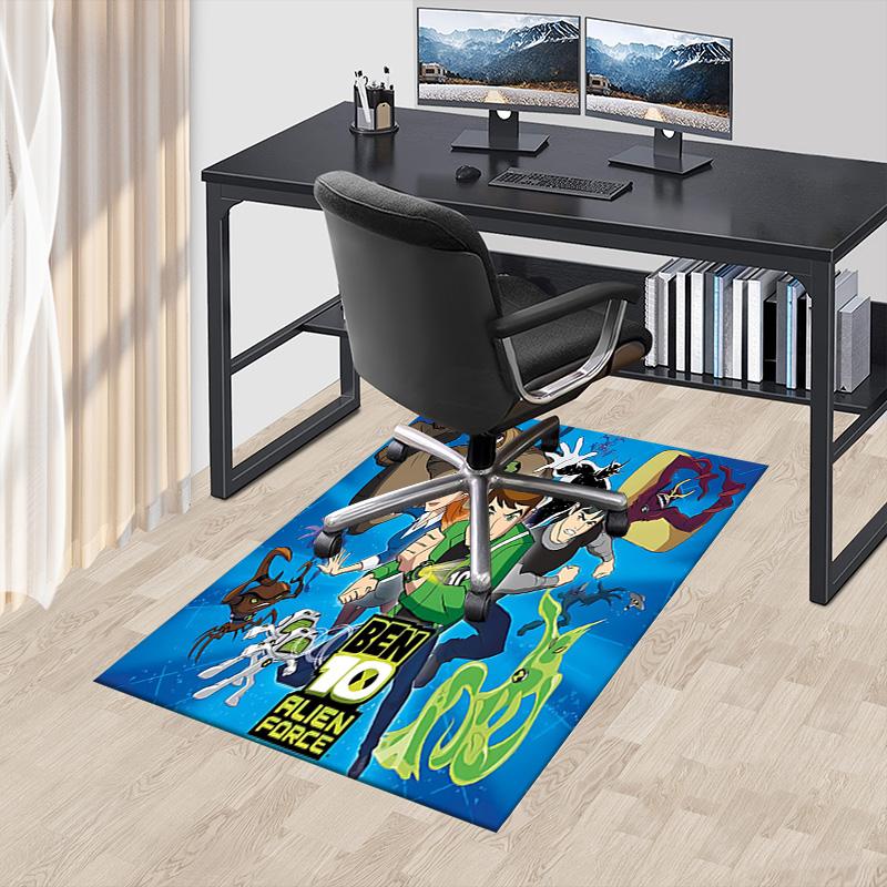 1pc Ben Evolution Artwork Carpet for Playroom Bedroom Living Room Sofa Home Decor,kids Game Area Rug Non-slip Floor Mat Y73011