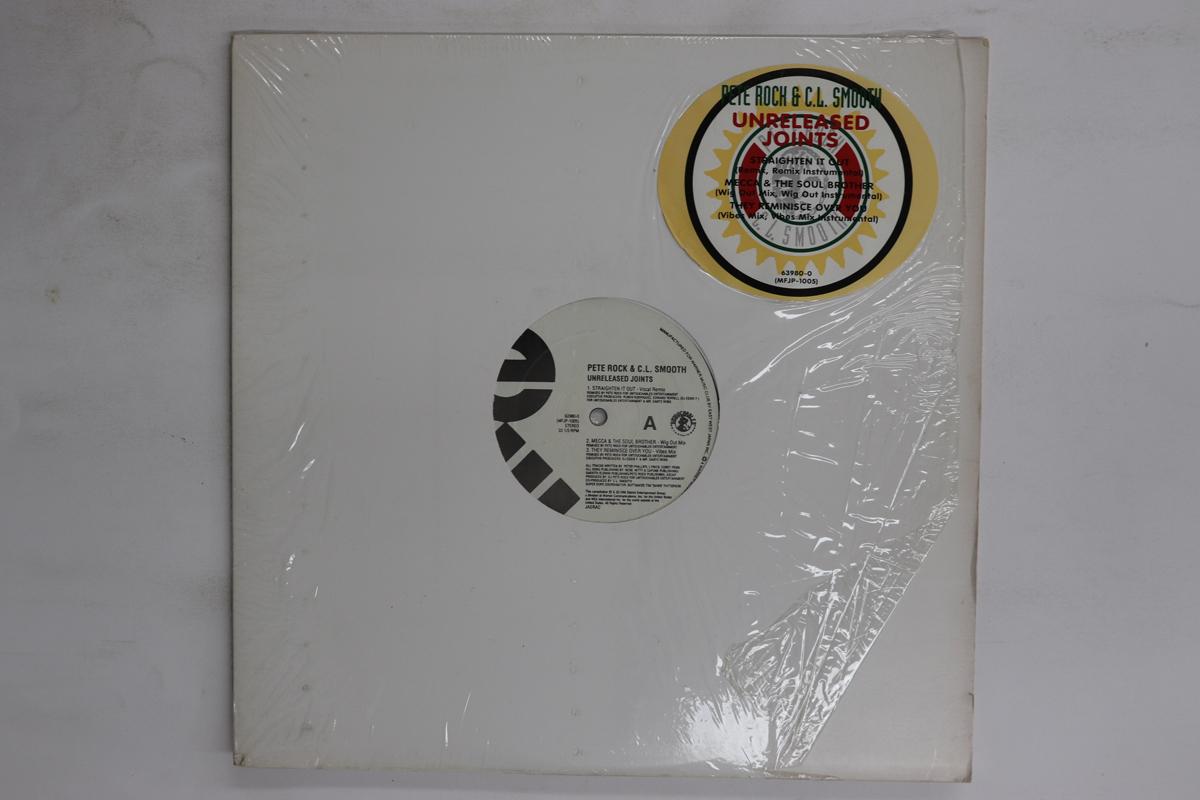 12inch Record PETE ROCK  C.L. SMOOTH  Unreleased Joints MFJP1005639800 EastWest Japan 1996 Japan Rap  HipHopRB Used