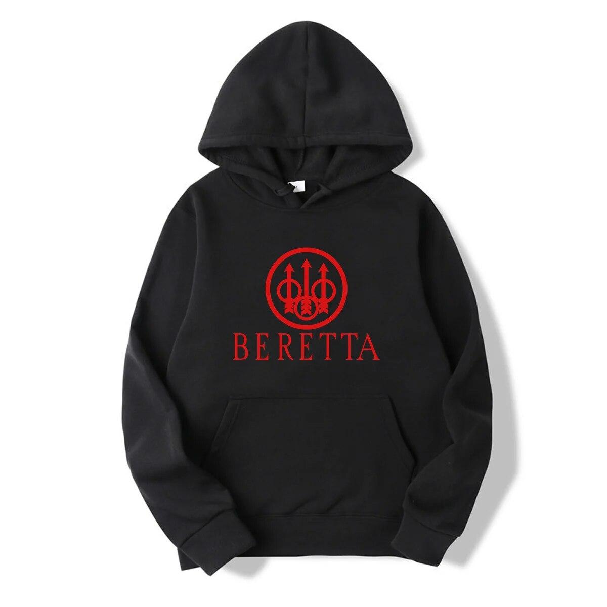 

Winter Oversized Essential Unisex New Limited Edition BERETTA Firearms Gun Logo Hoodies WoUnisex Thermal Sportswear Unisex M-5XL Unisex