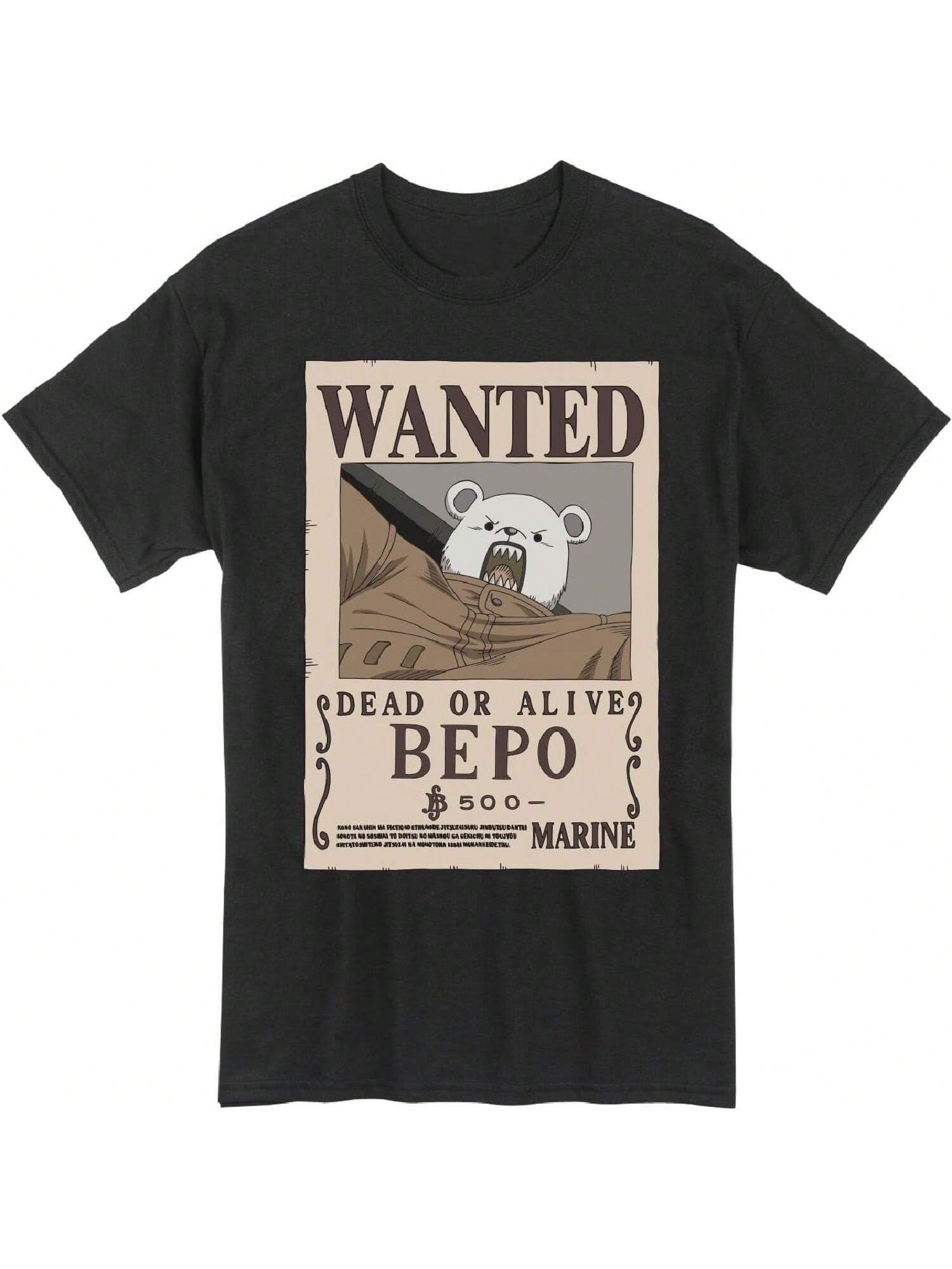 One Piece - Wanted Poster Bepo T-Shirt S разноцветный