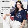 La Chapelle Japanese Minimalist Cotton Graphic T-Shirt