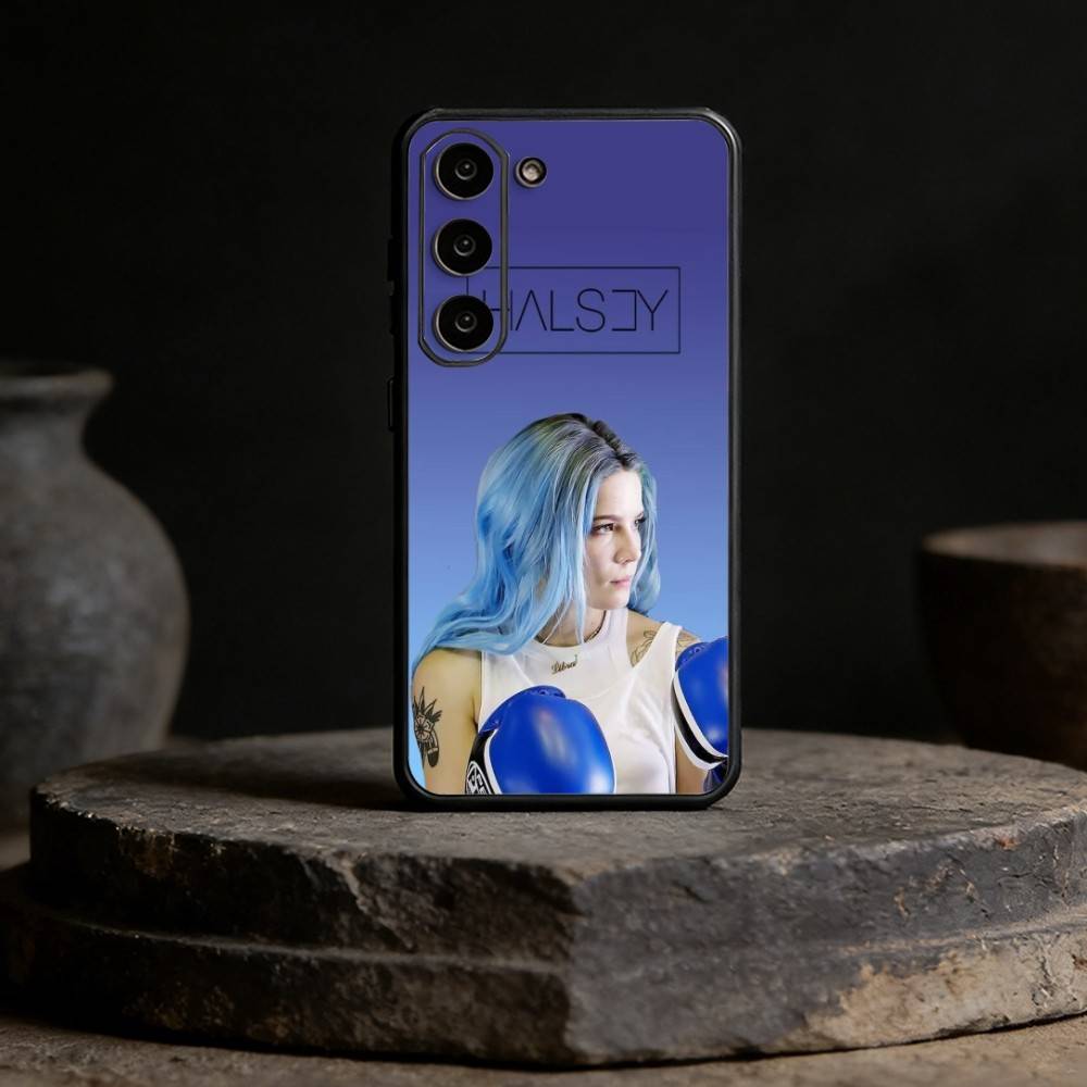 Singer H-Halsey Phone Case For Samsung Galaxy A13,21s,22,31,32,52,53,71,72,73,Soft Black Cover