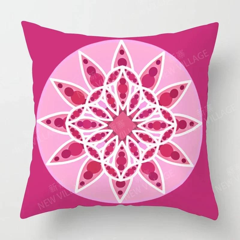 Fall Home Decor Autumn Living Room Throw Pillow Cover Sofa Boho Cushion Cover   Mandala