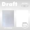 Planwith Friends Project Thick Series Draft Book, Blank Inner Page Flat Spread Draft Book Student Notebook
