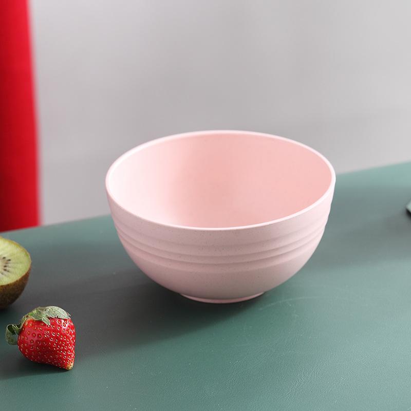 12cm Japanese Rice Bowl Soup Noodle Creative Fruit Salad Wheat Flavor Family Children Daily Use Small Bowl 2pcs Set
