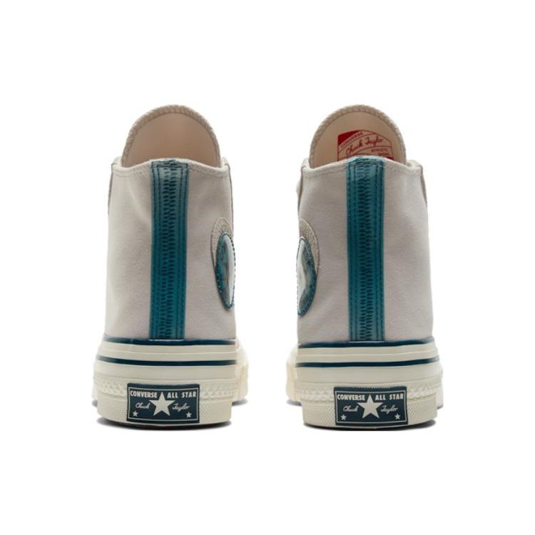 Converse Sneakers Unisex Chuck 70 High Grigio Avorio Blu A04286C