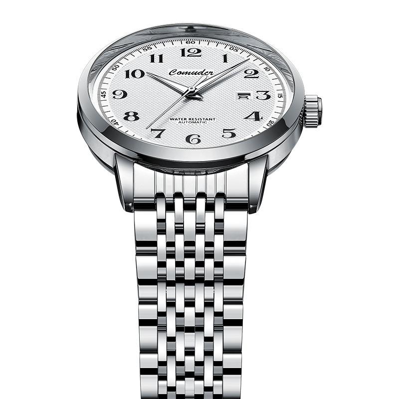Vollautomatische Imitation mechanische Uhr Herrenuhr Herren Hohl Wasserdicht Trend Leuchtend Kalender
