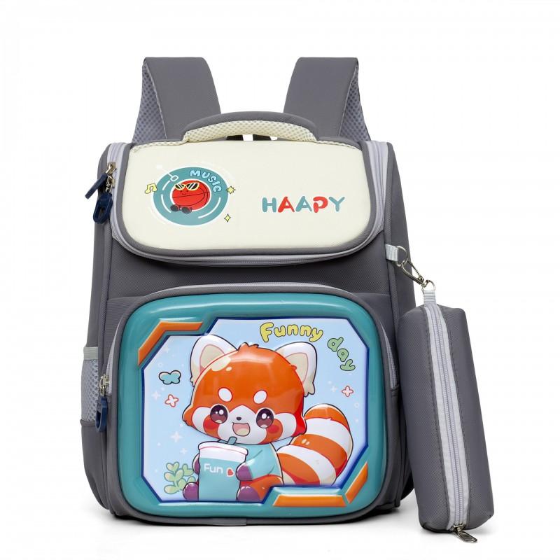 Kids 3D Hardshell Backpack Preschool Early Elementary Cute Cartoon Design Breathable Oxford Fabric Padded Air Cushion Straps