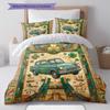 Magic Mural Tool Pattern Bedding Quilt Set Quilt Cover Pillowcase Home Decoration Birthday Gift (1 * Duvet Cover + 2 * Pillowcase, Without Core)