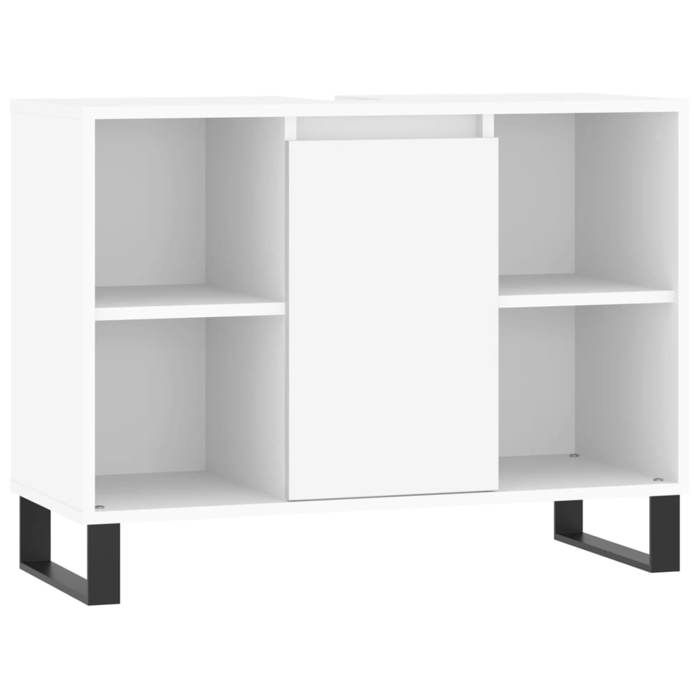VidaXL Armoire de salle de bain blanc 80x33x60 cm bois d'ingénierie 831636