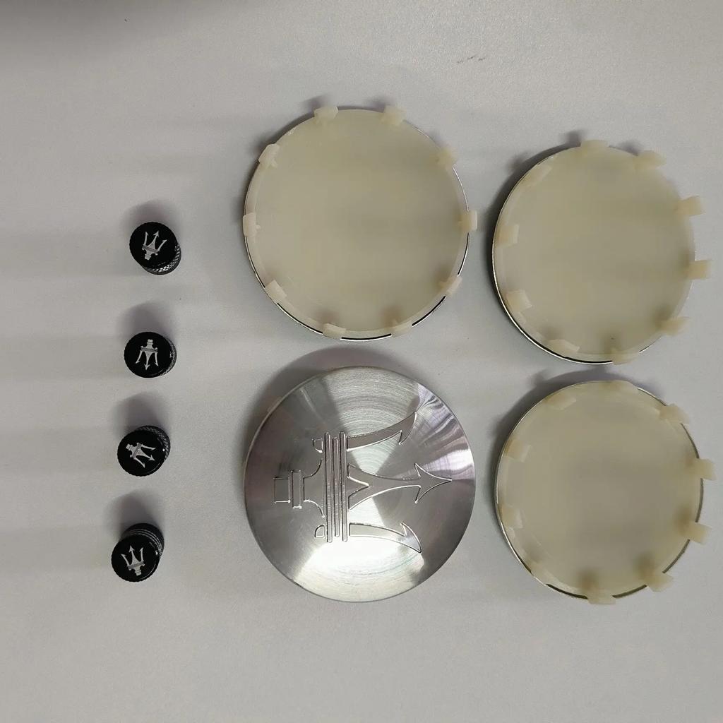 4pcs 8PCS 60MM Car Wheel Center Hup Caps Cover Emblem For Maserati Granturismo Quattroporte Levante Coupe GTS Q4 GT Accessories
