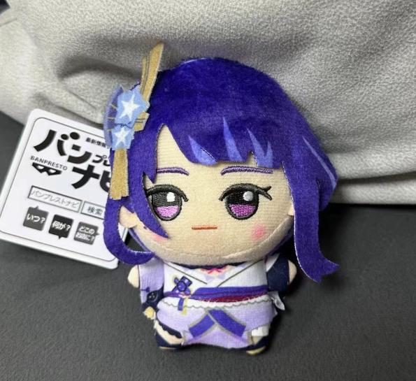 Genshin Impact Xiao Zhong Li Venti Ganyu Tartaglia Diluc Plush Pendant Toy Doll Mini Keychain Backpack Accessorie For Gift