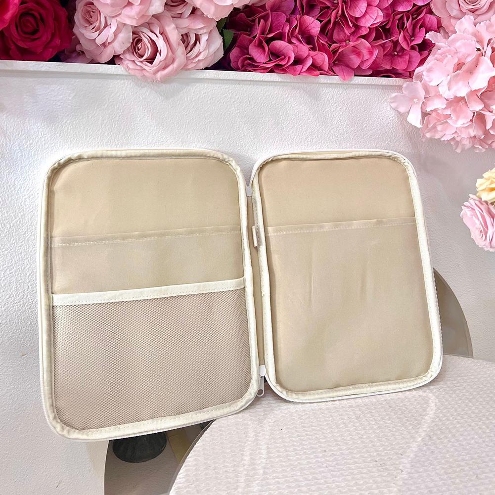 11/13in Floral Laptop Carrying Case Shockproof Padded Laptop Case Portable Computer Cover Bag Soft Laptop Protective Bag