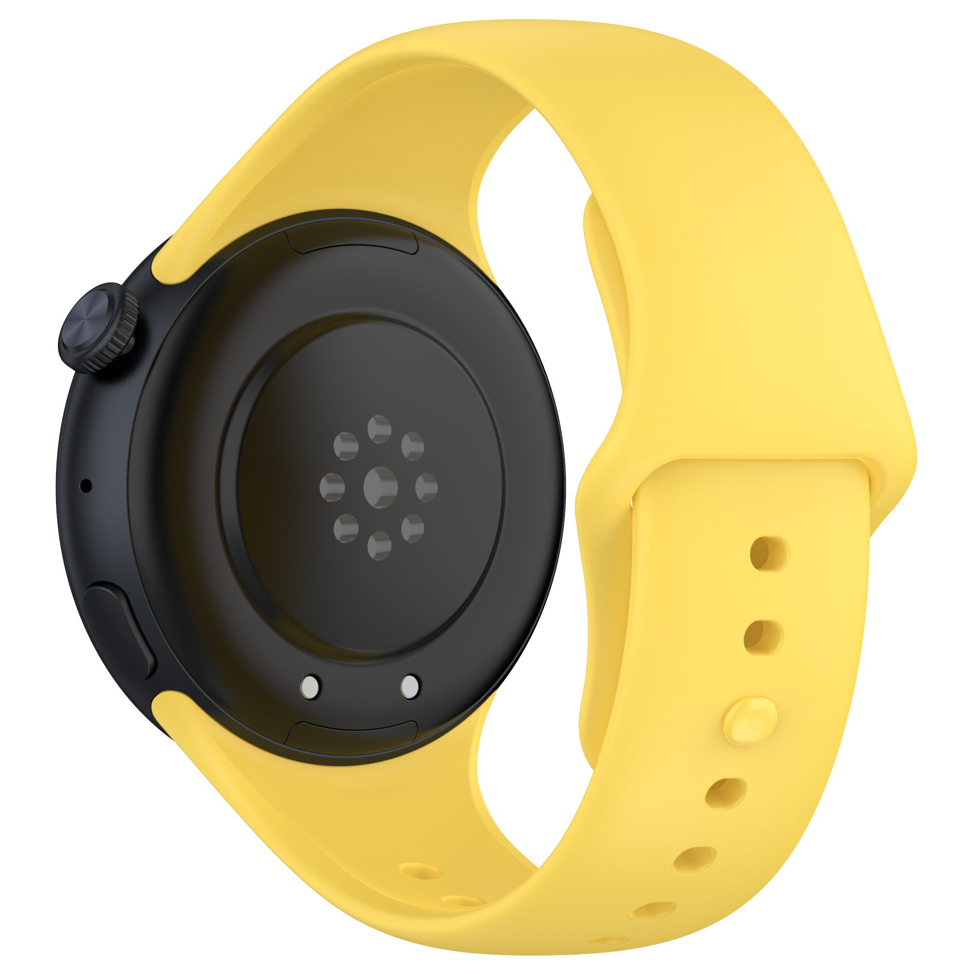 

For vivo Watch 3 Replacement Smartwatch Band Silicone Wrist Strap Yellow