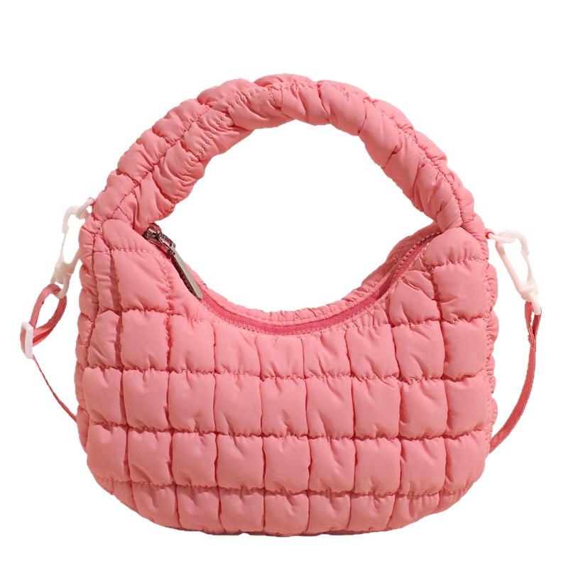 Hand Carry Small Square Bag Women's New Casual Light Casual Commuting Shoulder Messenger Bag