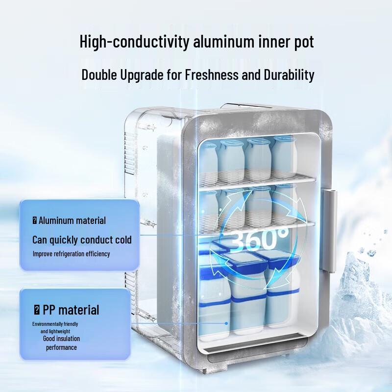 Midea Mini Portable Refrigerator with Cooling & Heating CN plug (adapter included)