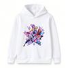 Kids Girls Boys Hoodie Cartoon 3 Action Characters Print Casual Long Sleeve Pullover Sweatshirt for Children