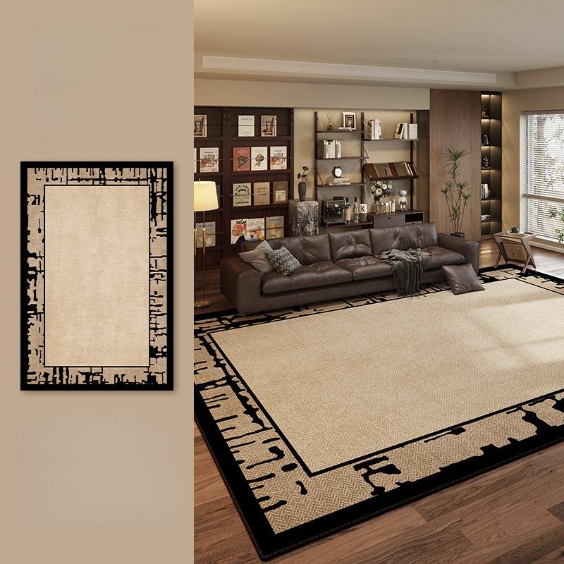 

Middle Ancient Style Carpet Living Room Sofa Bedroom Bedside Entrance Door Floor Mat Non-slip Home Decor Light Luxury Rug 40x60cm
