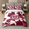 3Pcs Bedding SetPortsmouth FC Soft Bed Sheet and Two Pillowcases Home Bedroom Decor