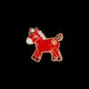 Luxury Enamel Pegasus Brooch: Mythical Horse Pin for Men