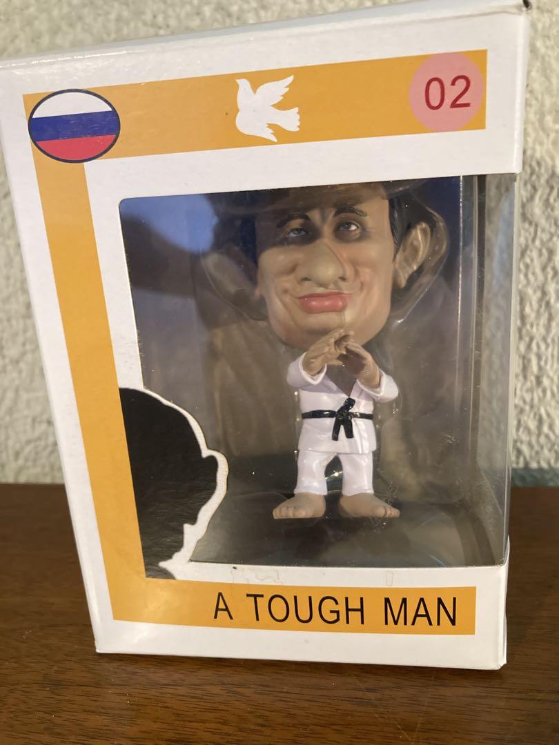 

[USED] President Putin, two-dimensional figure in judo uniform from his younger days, with box (similar)