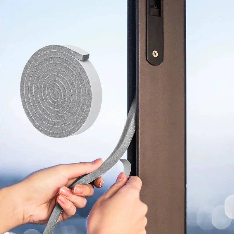 32M Self-Adhesive Foam Window Sealing Strip Weather Stripping Door Resilience Seal Tape Soundproof Windproof Insulation Strips