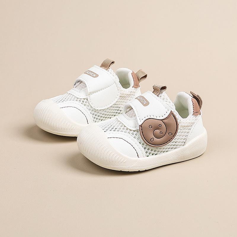 

Baby Soft-soled Learning Shoes for Boys and Girls, Children s Small Shoes with Breathability Feature 20 бежевий