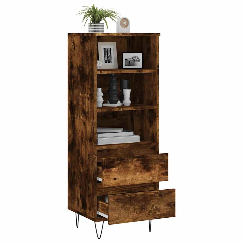 Highboard Smoked Oak 40 x 36 x 110 cm Particleboard