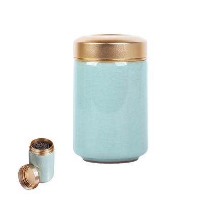 Stylish Ceramic Tea Preserves Perfect for or Loose Tea Perfect As a Birthday Gift Caddy, Airtight, Light-Blocking, Freshness, Tea, Coffee, Storage,