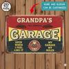 Personalized Garage Bar Metal Sign Pub Cave Home & Outdoor Decor (For Decoration Only)