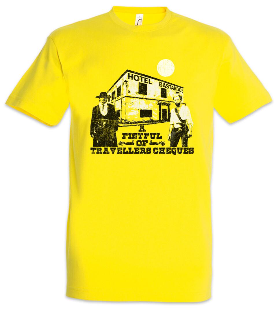 

A Fistful Of Travellers Cheques T-Shirt Mens Womens Tees Top The Comic Fun Strip Hotel Presents L