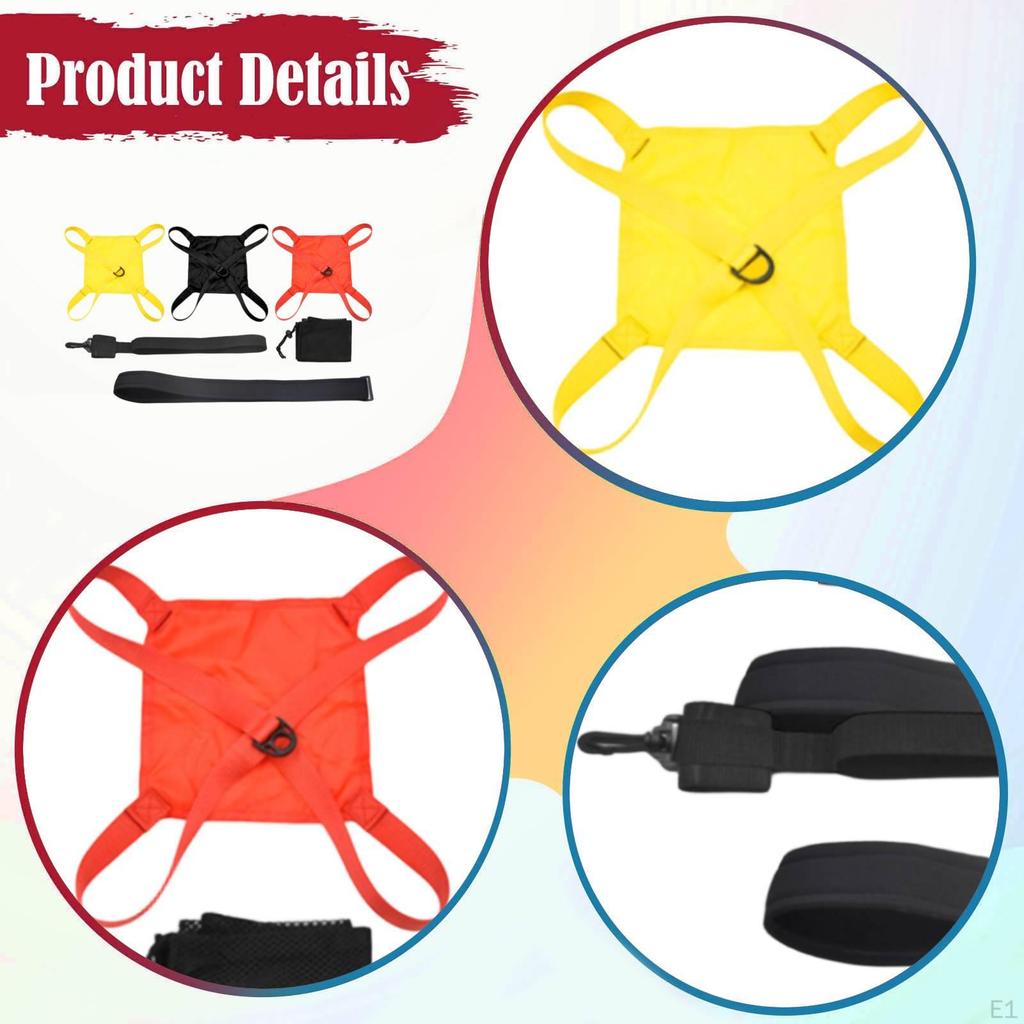 Swim Parachute Aquatic Resistance Belt Quick Donning Speed Strength Training Accessories Equipment