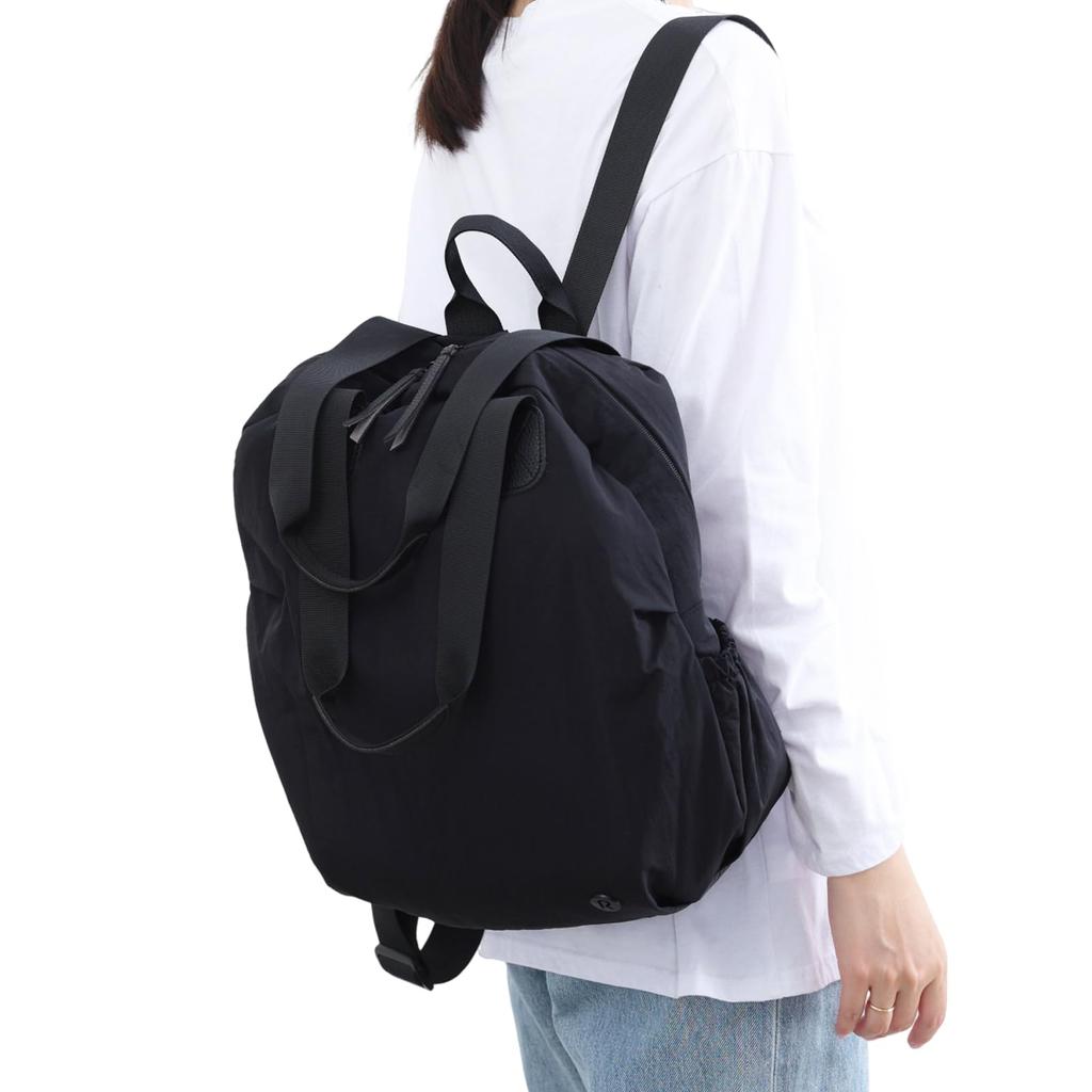 PAOIXEEL Mini Tote Mini Stylish Perfect for and Travel Women's Small, Ultra-Lightweight Backpack, 2-Way Style, Backpack, Mother's Backpack, Nylon,