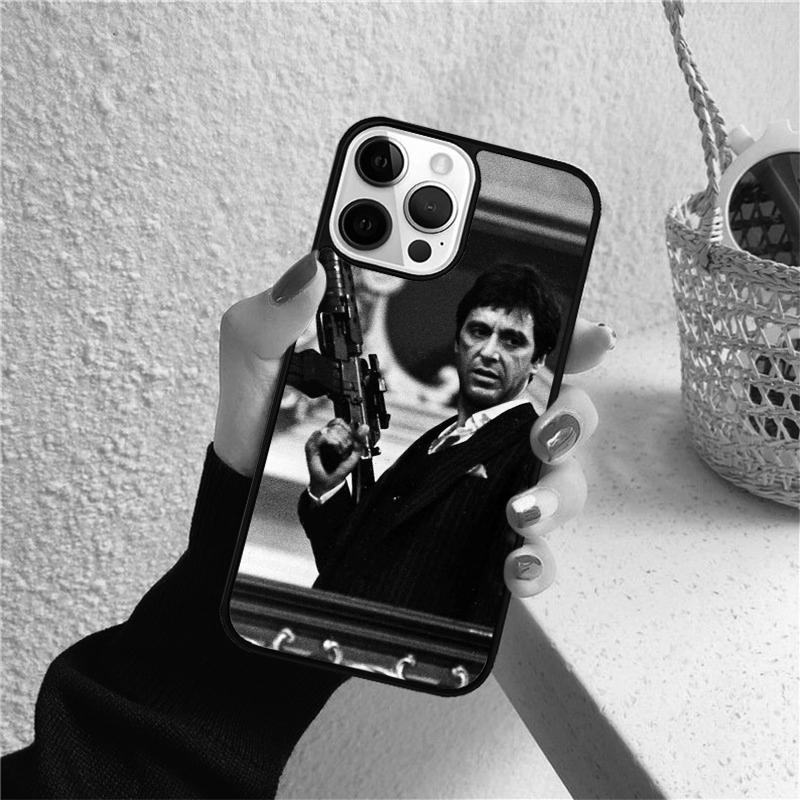 Tony Montana Scarface Al Pacino Phone Case for iPhone 17 Air 16 Coque 15 14 12 13 PLUS 11 PRO MAX Cover Fundas Shell