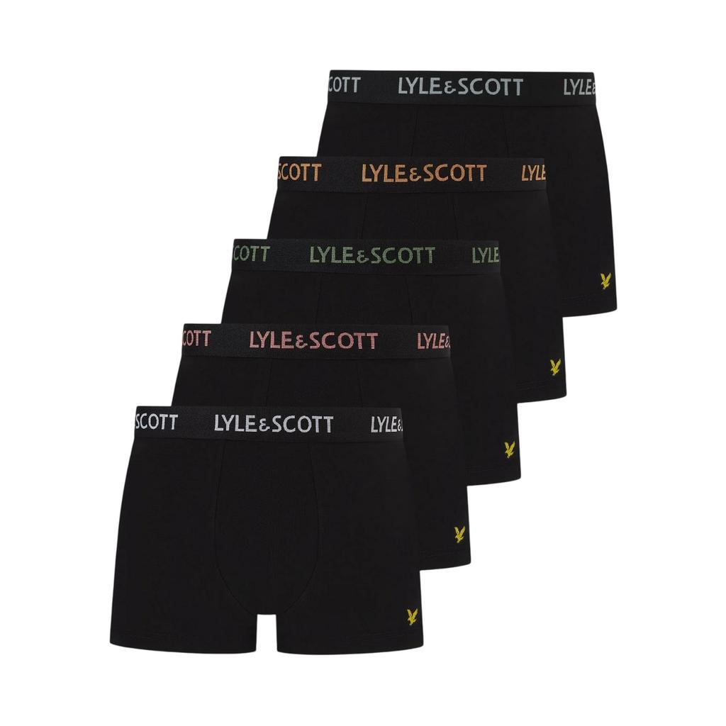 Lyle & Scott Mens Miller Boxer Shorts (Pack of 5)